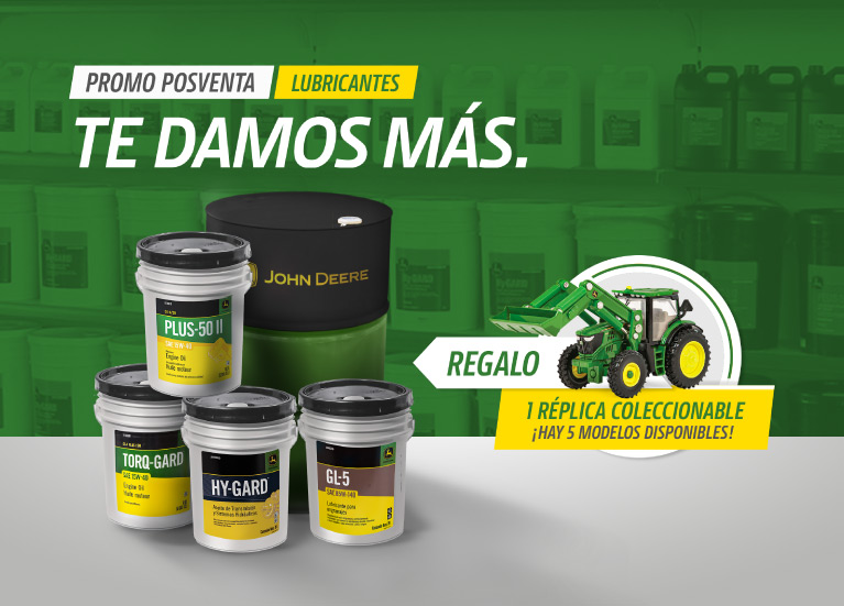 Elegí repuestos alternativos con respaldo John Deere